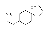 1,4-二氧杂螺[4.5]癸烷-8-乙胺结构式
