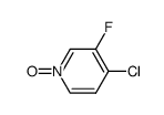 Pyridine, 4-chloro-3-fluoro-, 1-oxide (9CI)结构式