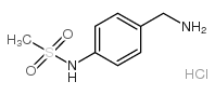 4-甲磺酰氨基苄胺盐酸盐结构式