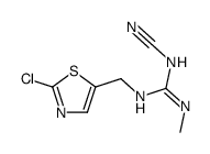 1-[(2-chloro-1,3-thiazol-5-yl)methyl]-3-cyano-2-methylguanidine Structure