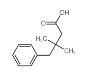 3,3-dimethyl-4-phenyl-butanoic acid结构式