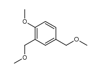 1-methoxy-2,4-bis-methoxymethyl-benzene Structure