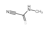 Carbonocyanidothioicamide, N-methyl- Structure