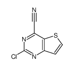 2-氯噻吩并[3,2-d]嘧啶-4-甲腈结构式