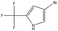 4-Bromo-2-trifluoromethyl-1H-pyrrole Structure