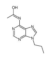 N-(9-propylpurin-6-yl)acetamide Structure