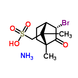D-3-Bromocamphor-8-sulfonic acid ammonium salt structure