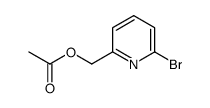 6-bromopyridin-2-ylmethyl acetate Structure
