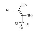 1-Amino-1-trichlormethyl-2,2-dicyano-ethylen结构式