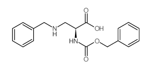 (S)-3-(benzylamino)-2-(benzyloxycarbonylamino)propanoic acid Structure