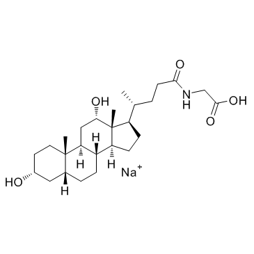甘氨脱氧胆酸钠结构式
