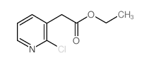 2-(2-氯吡啶-3-基)乙酸乙酯结构式
