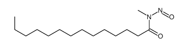 N-Methyl-N-nitrosotetradecanamide结构式