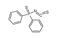 Diphenylphosphinothioyl isothiocyanate Structure