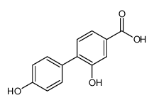 3-hydroxy-4-(4-hydroxyphenyl)benzoic acid Structure