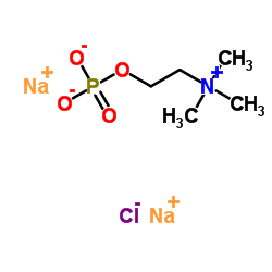 Phosphocholine Chloride Sodium Salt Structure