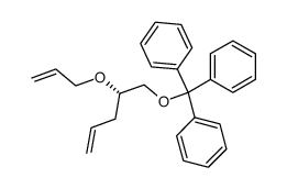 (S)-1,1',1''-[[[2-(2-propenyloxy)-4-pentenyl]oxy]methylidyne]tris[benzene] Structure