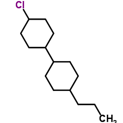 4-chloro-4'-propylbi(cyclohexane) structure