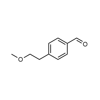 4-(2-甲氧基乙基)苯甲醛结构式