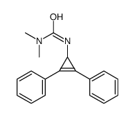 3-(2,3-diphenylcycloprop-2-en-1-yl)-1,1-dimethylurea结构式