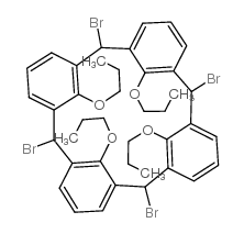 5,11,17,23-TETRABROMO-25,26,27,28-TETRAPROPOXYCALIX[4!ARENE Structure