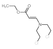 ethyl (E)-3-[bis(2-chloroethyl)amino]prop-2-enoate Structure