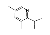 Pyridine,3,5-dimethyl-2-(1-methylethyl)-(9CI)结构式