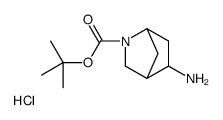 5-氨基-2-氮杂二环[2.2.1]庚烷-2-甲酸叔丁酯盐酸盐结构式