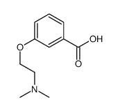 3-(2-(二甲基氨基)乙氧基)苯甲酸结构式