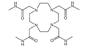 1,4,7,10-tetrakis<(N-methylcarbamoyl)methyl>-1,4,7,10-tetraazacyclododecane Structure