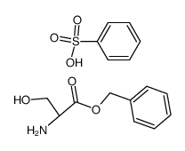 DL-丝氨酸苄酯4-甲苯磺酸盐结构式
