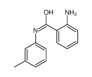 2-氨基-N-(间甲苯基)苯甲酰胺结构式