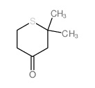 4H-Thiopyran-4-one,tetrahydro-2,2-dimethyl-结构式