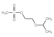 甲烷磺酸2-异丙氧乙酯结构式