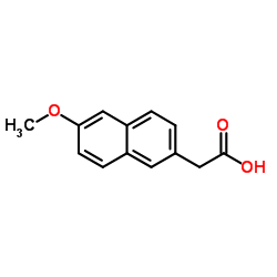 2-(6-Methoxynaphthalen-2-yl)acetic acid Structure