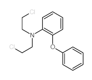 Benzenamine,N,N-bis(2-chloroethyl)-2-phenoxy- Structure