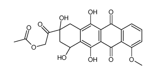14-O-Acetyldaunomycinone Structure