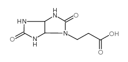 3-(2,5-二氧代六氢咪唑并[4,5-d]-1-咪唑)-丙酸结构式