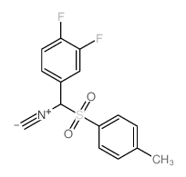 1,2-DIFLUORO-4-(ISOCYANO(TOSYL)METHYL)BENZENE Structure