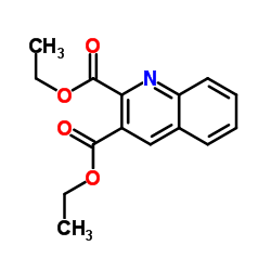 Diethyl 2,3-quinolinedicarboxylate structure