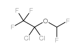 1,1-二氯-2,2,2-三氟乙基二氟甲醚结构式