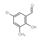 5-bromo-2-hydroxy-3-methylbenzaldehyde Structure