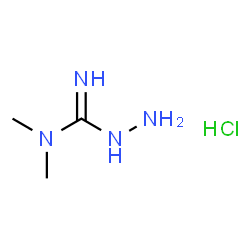 N,N-DIMETHYLHYDRAZINECARBOXIMIDAMIDE HYDROCHLORIDE结构式