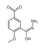 2-Methoxy-5-nitrobenzohydrazide结构式