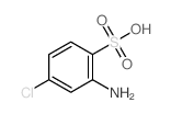 Benzenesulfonic acid,2-amino-4-chloro- Structure