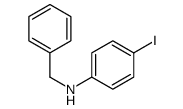 BENZYL-(4-IODO-PHENYL)-AMINE结构式