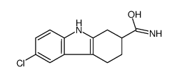 6-chloro-2,3,4,9-tetrahydro-1H-carbazole-2-carboxamide Structure