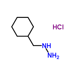 (Cyclohexylmethyl)hydrazine hydrochloride (1:1) Structure