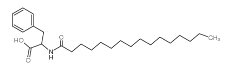 N-十六碳酰基-L-苯丙氨酸结构式
