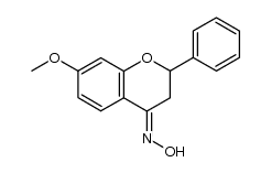 7-Methoxyflavanon-oxim结构式